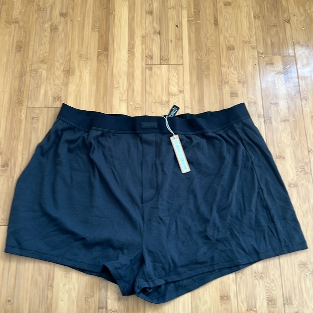 SIZE 2X Skims cotton rib loose boxer short